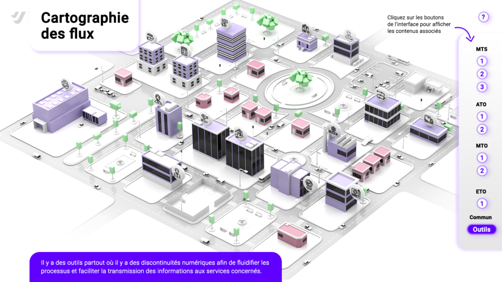 Cartographie illustration module Visiativ - Speedernet