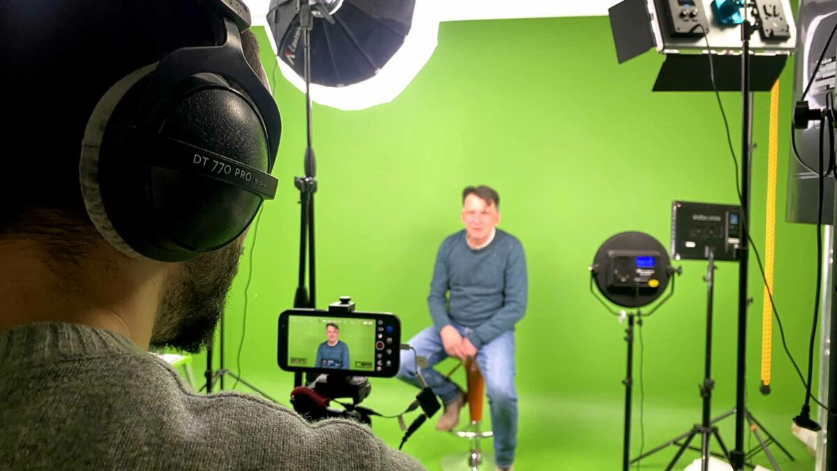 Captation vidéo réelle sur fond vert - Speedernet