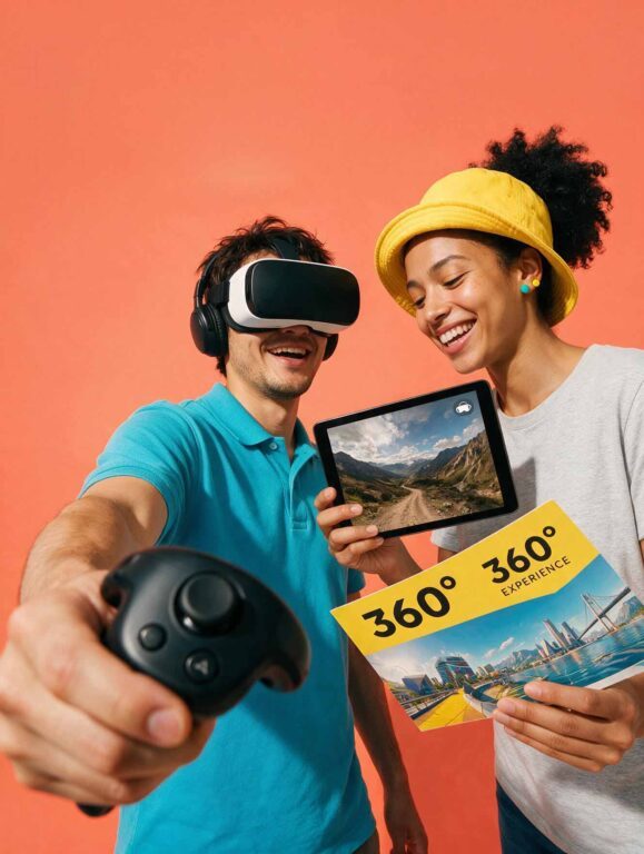 VR asymétrique avec casque VR et tablette - Speedernet